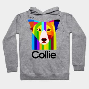 Collie Big Dog Owner Vintage 1970s Funny Collie Hoodie